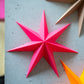 Spitzenstern NEON, 3D Druck | versch. Farben