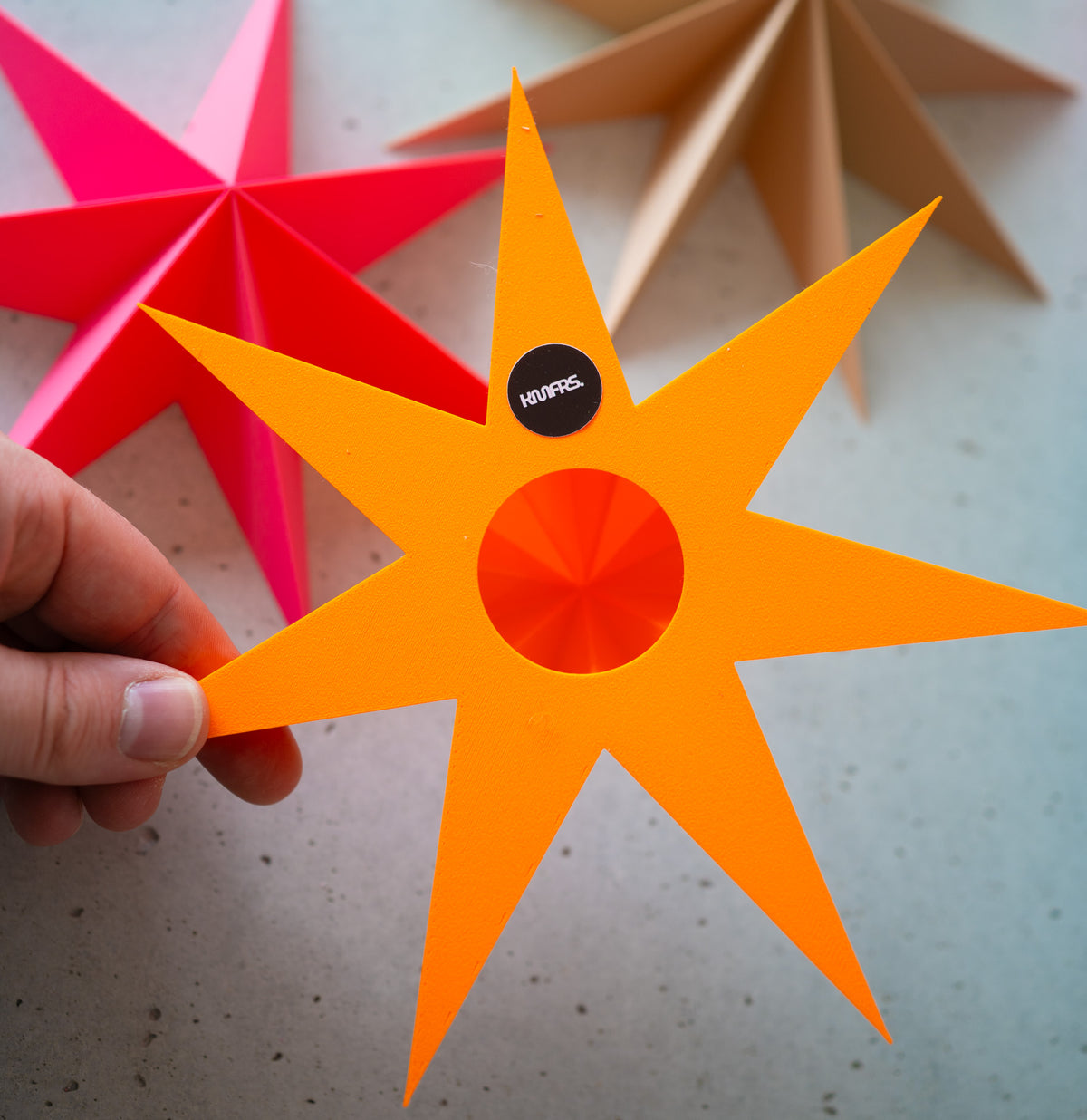 Spitzenstern NEON, 3D Druck | versch. Farben