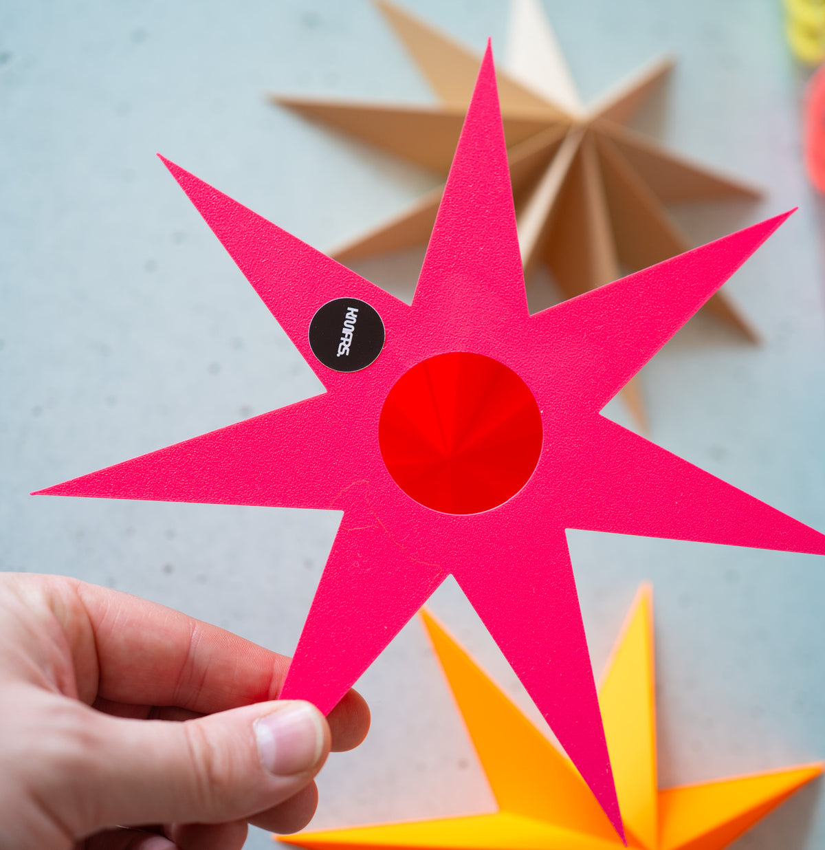 Spitzenstern NEON, 3D Druck | versch. Farben