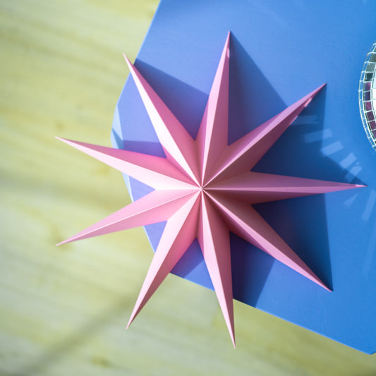 Spitzenstern, groß, 3D Druck | versch. Farben