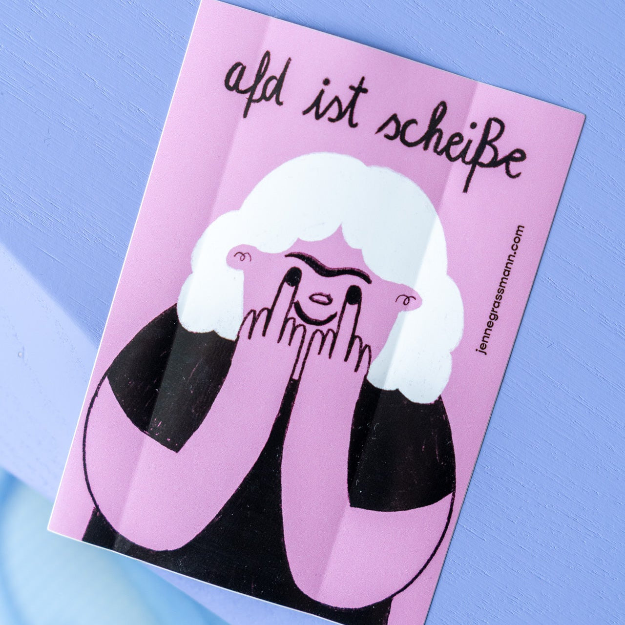 Sticker "afd ist scheiße"