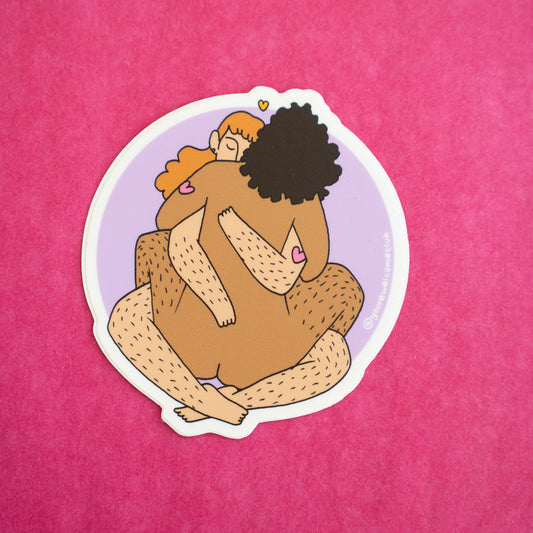 Glitzer-Sticker | Hug Me