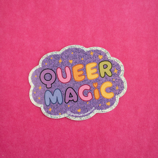 Glitzer-Sticker | Queer Magic