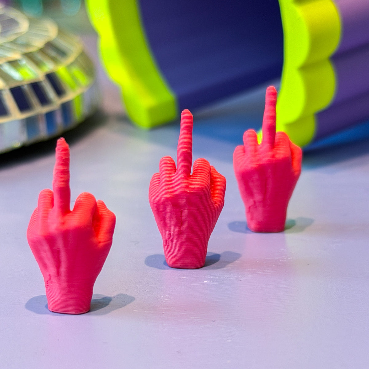 Mittelfinger 3D-Druck | versch. Farben