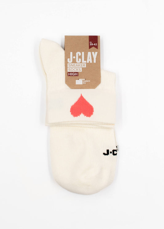 Sunset Heart | Sneaker Socken High