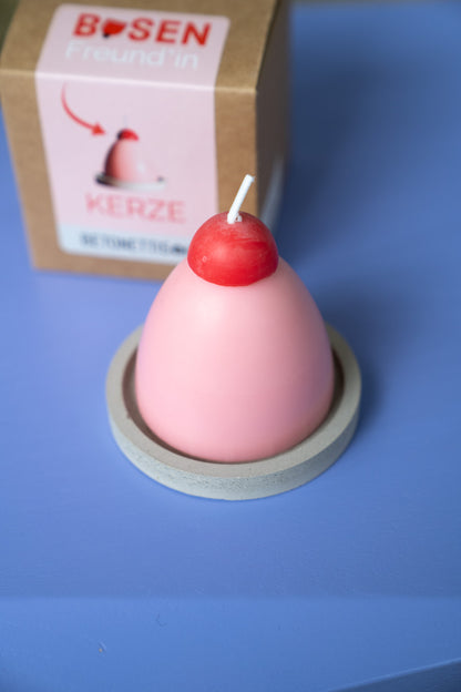 Kerze "Busenfreund*in"