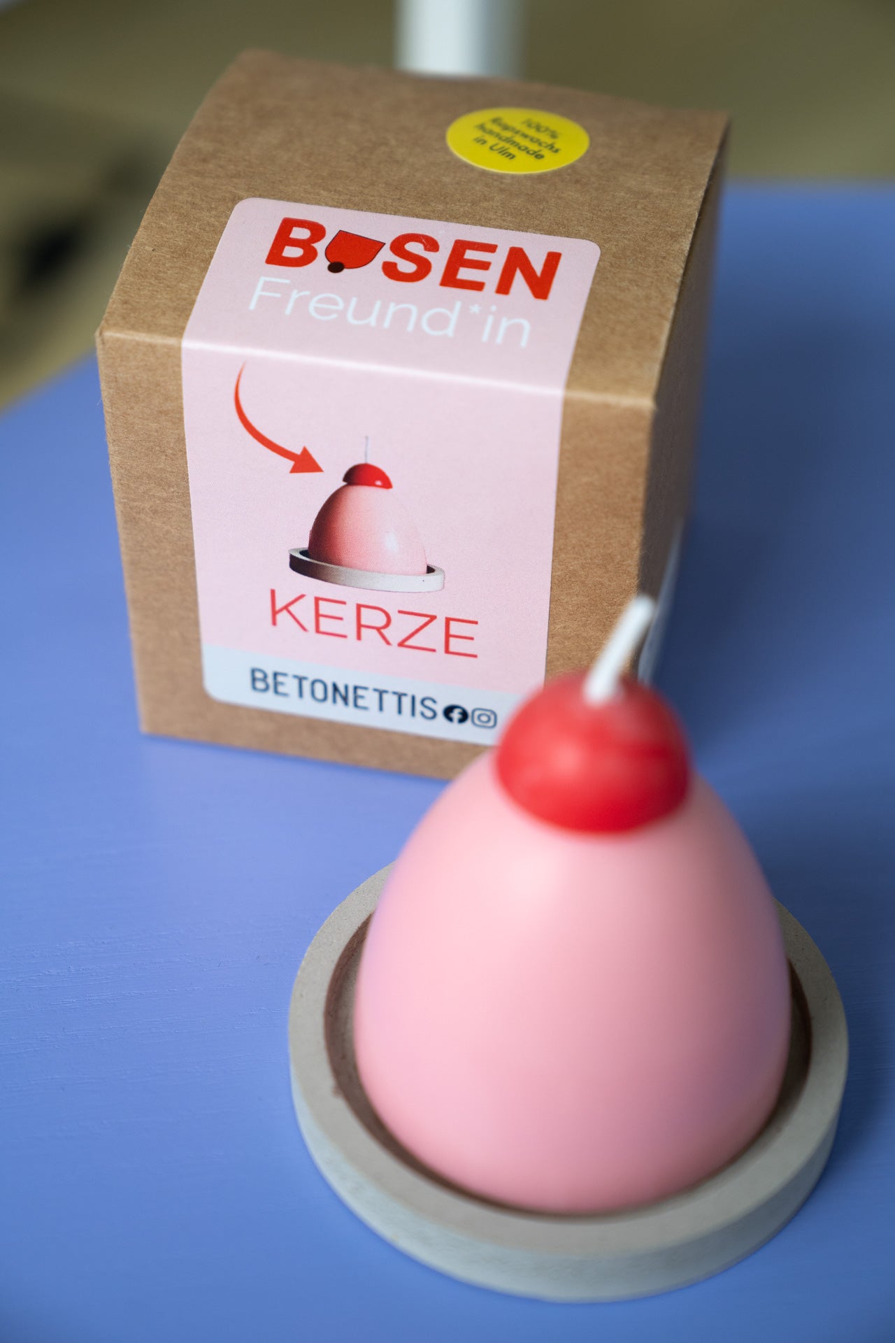 Kerze "Busenfreund*in"