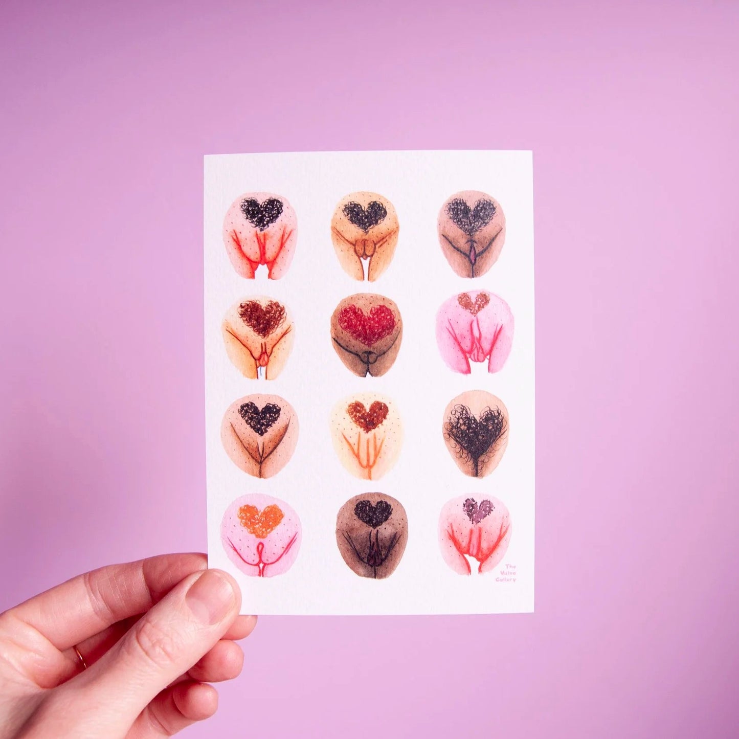 Pubic Heart Vulva | Postkarte (Kopie)