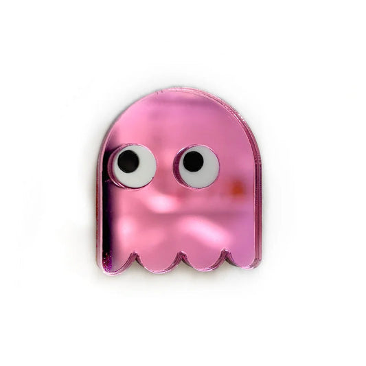 Brosche | ghost mirrored pink