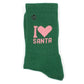 I Love Santa | Weihnachtssocken