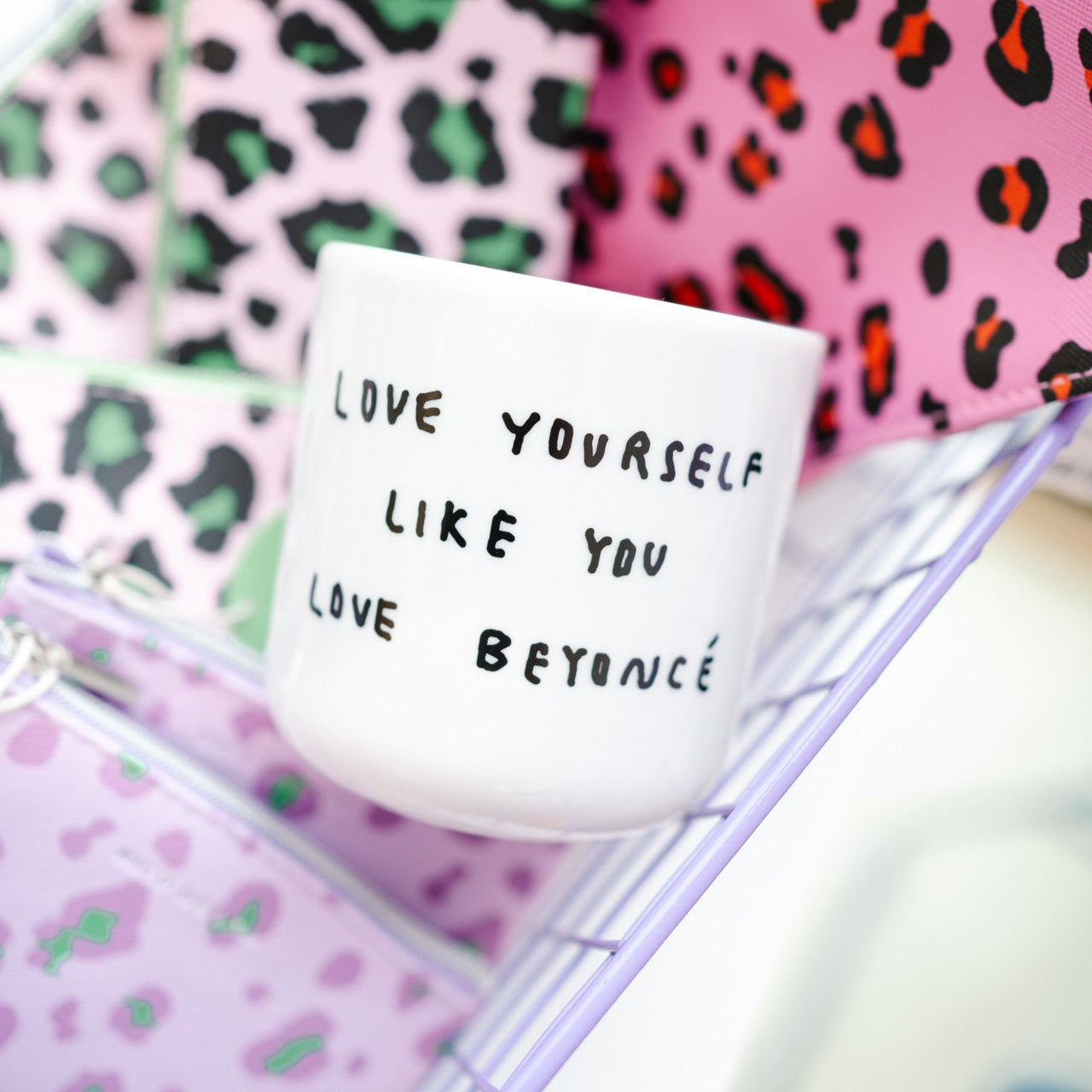 Becher "Love yourself like you love Beyoncé"
