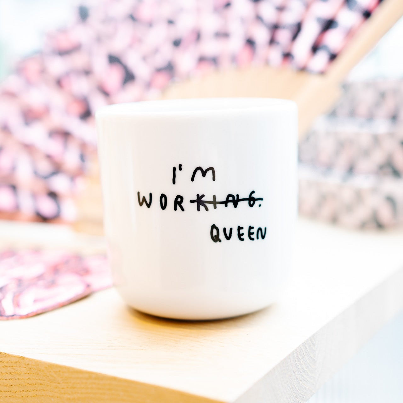 Becher "I'm Work Queen"