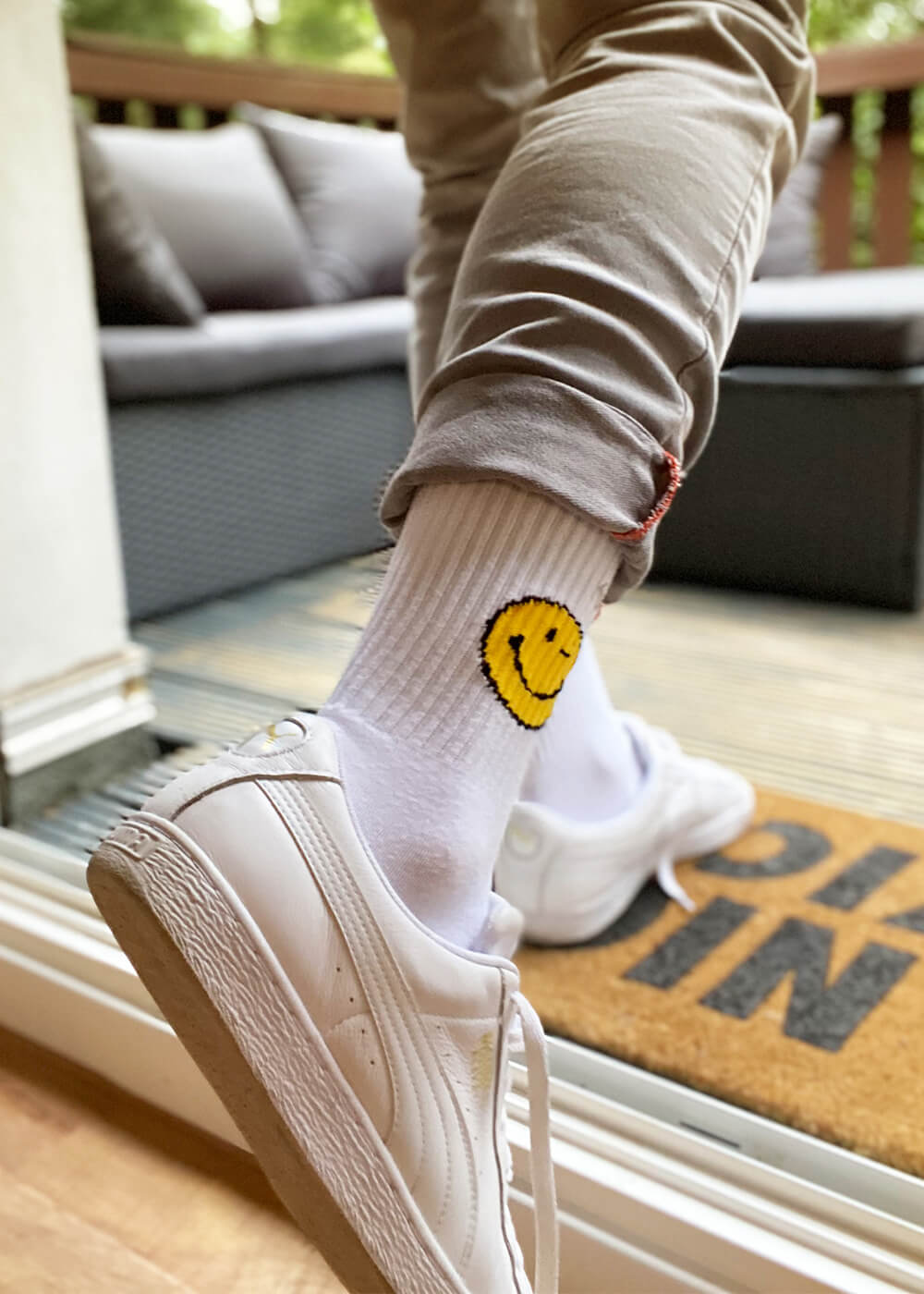 Yellow Smile | Tennissocken