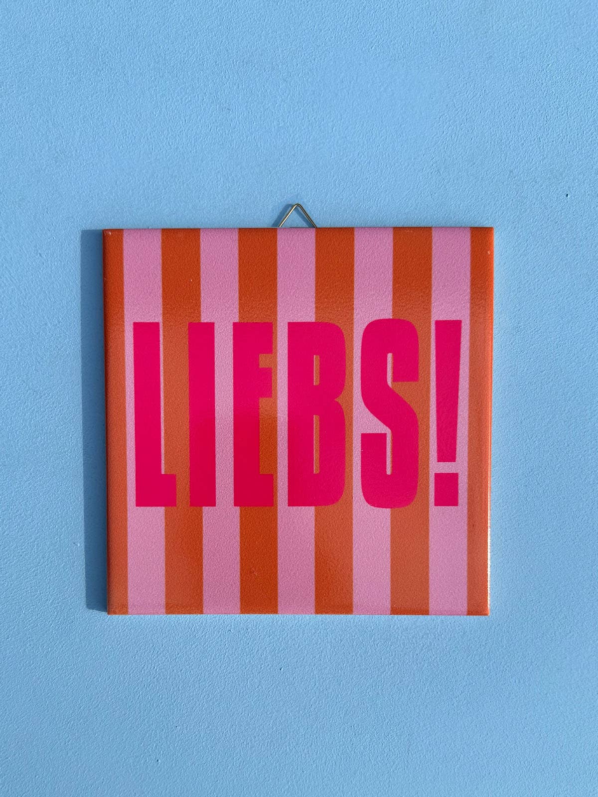 Bedruckte Fliese – Liebs! Streifen