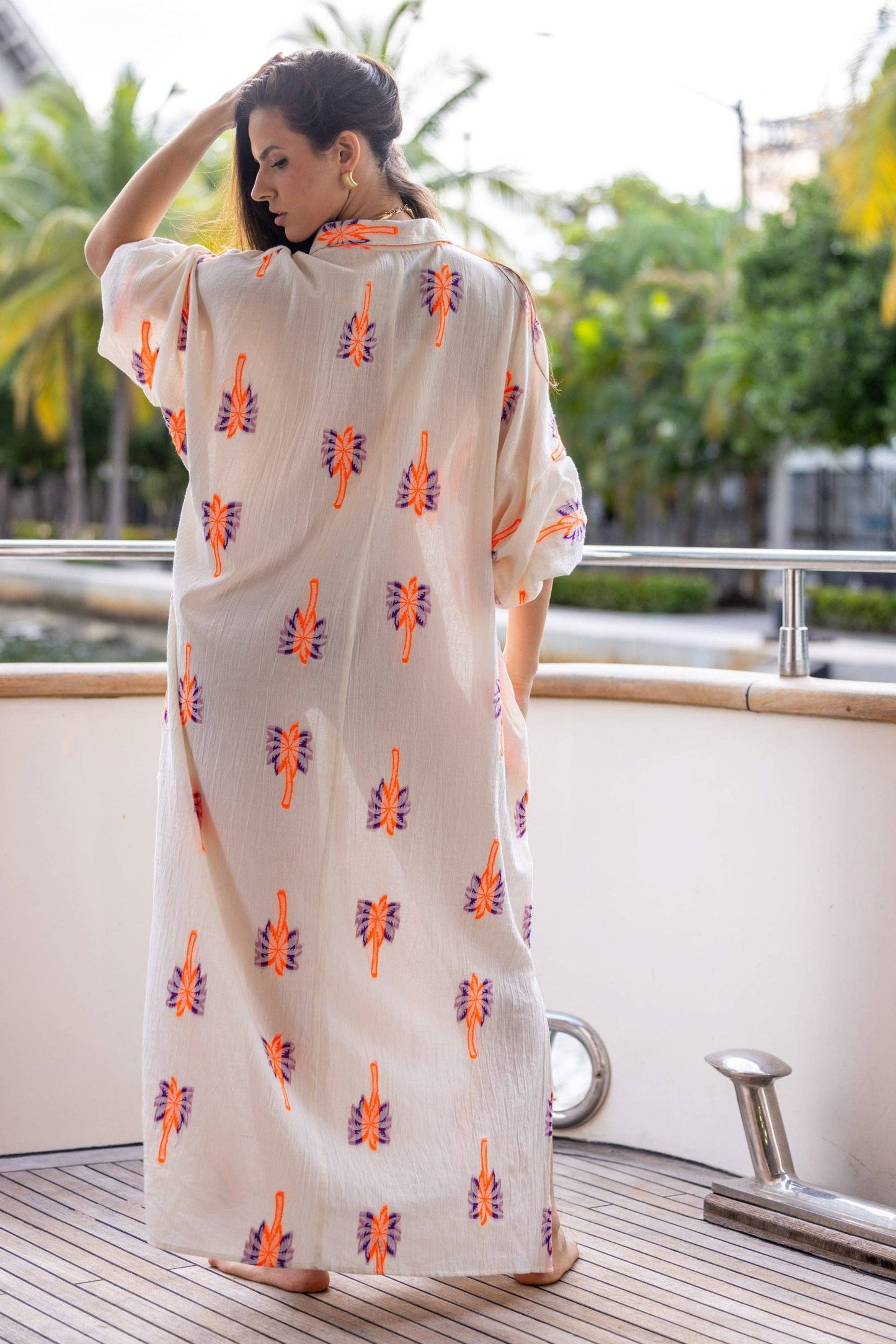 Langes fließendes Hemdkleid Nepal