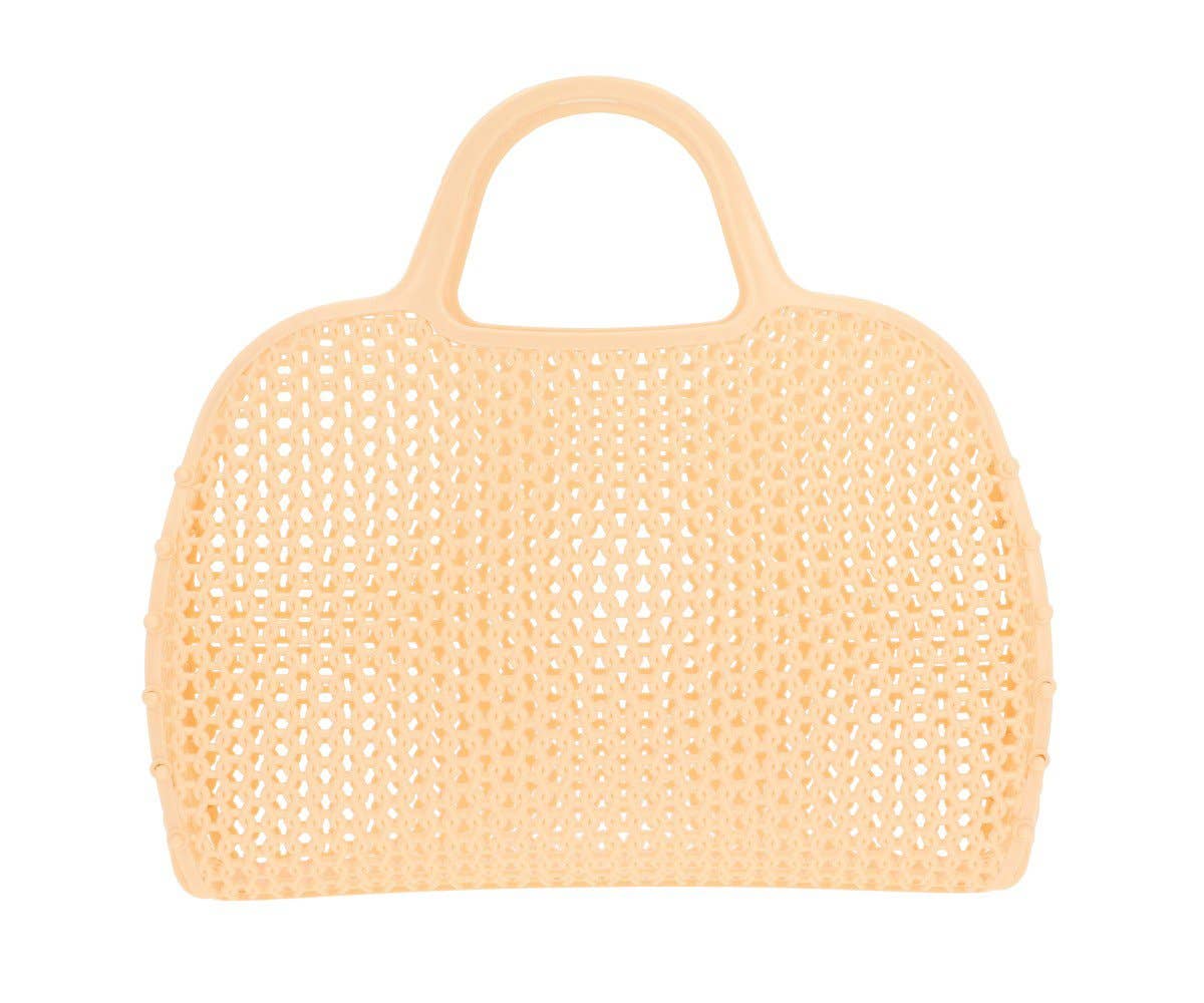 Retro Vintage Tasche in sanftem Gelb