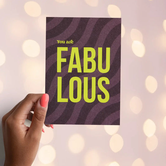 You are fabulous | Postkarte