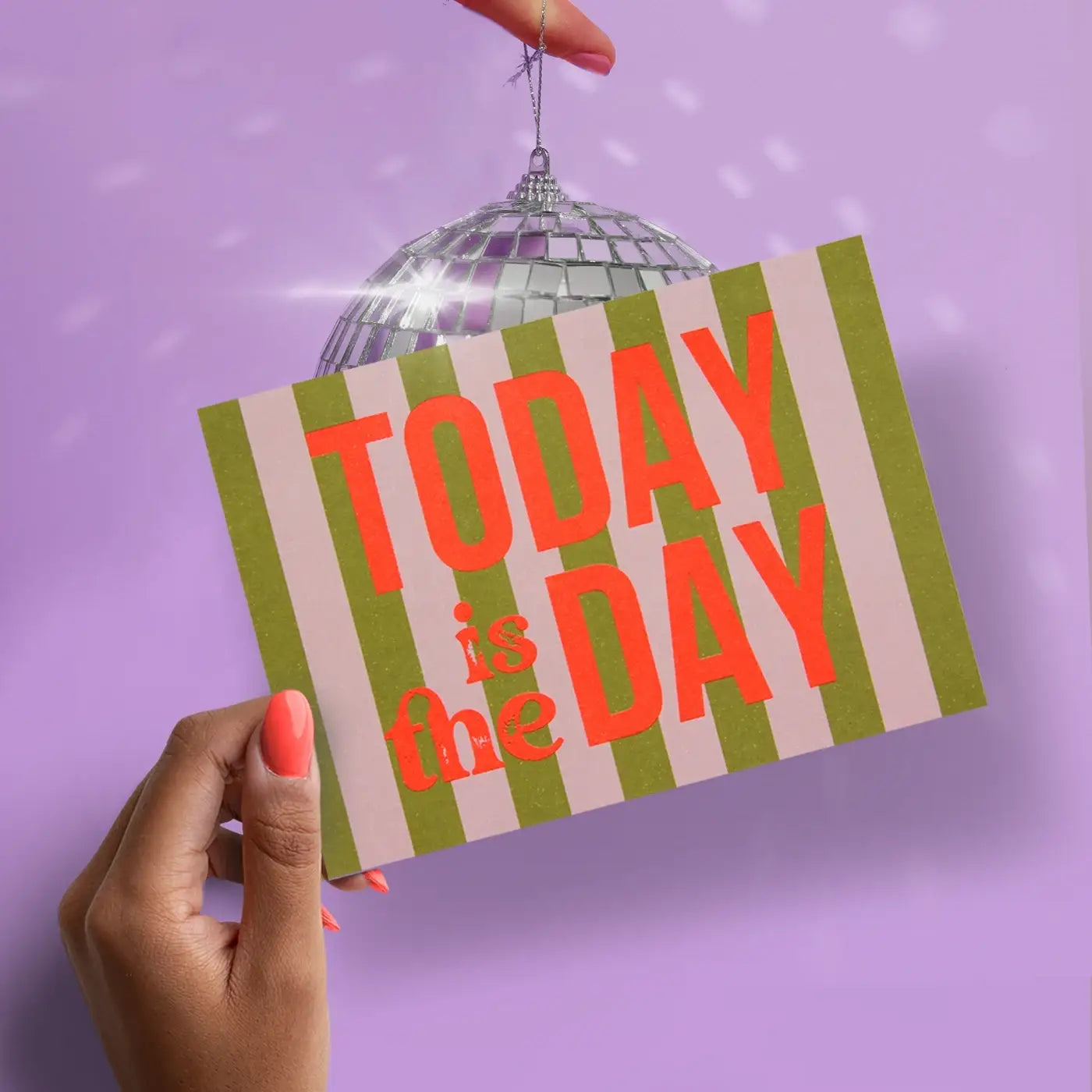 Today is the day | Postkarte