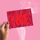 You are on fire | Postkarte