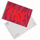 You are on fire | Postkarte