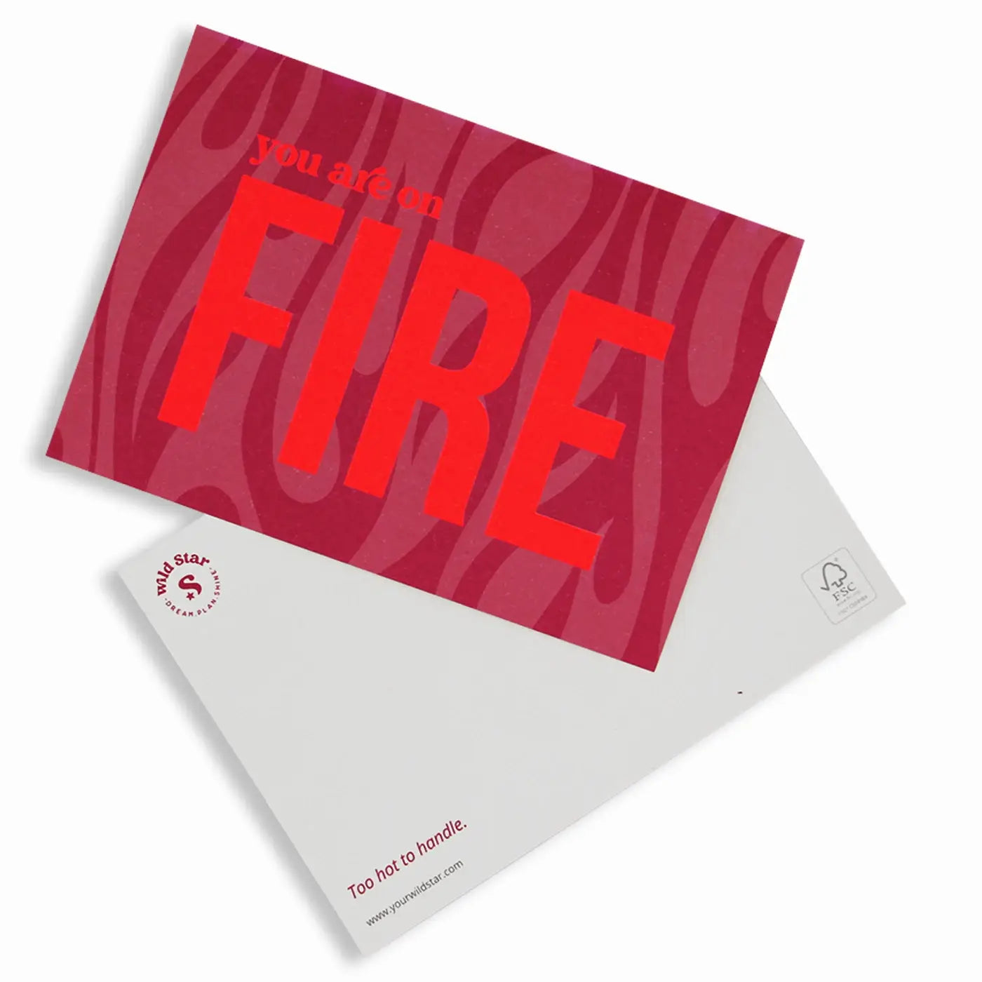 You are on fire | Postkarte