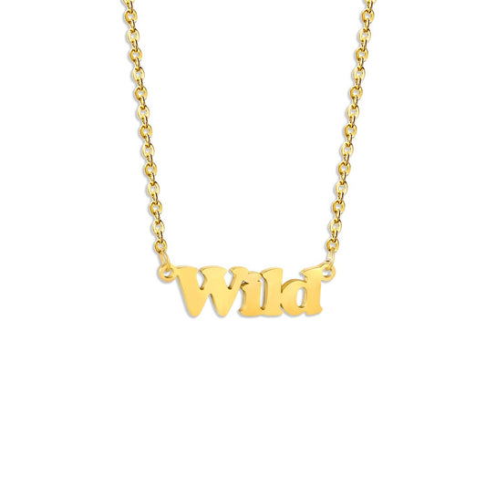 Halskette "wild" | 18-karat vergoldet