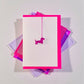 hang me happy * little wiener neonpink