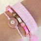 Armband "Evil Eye" gold - handmade