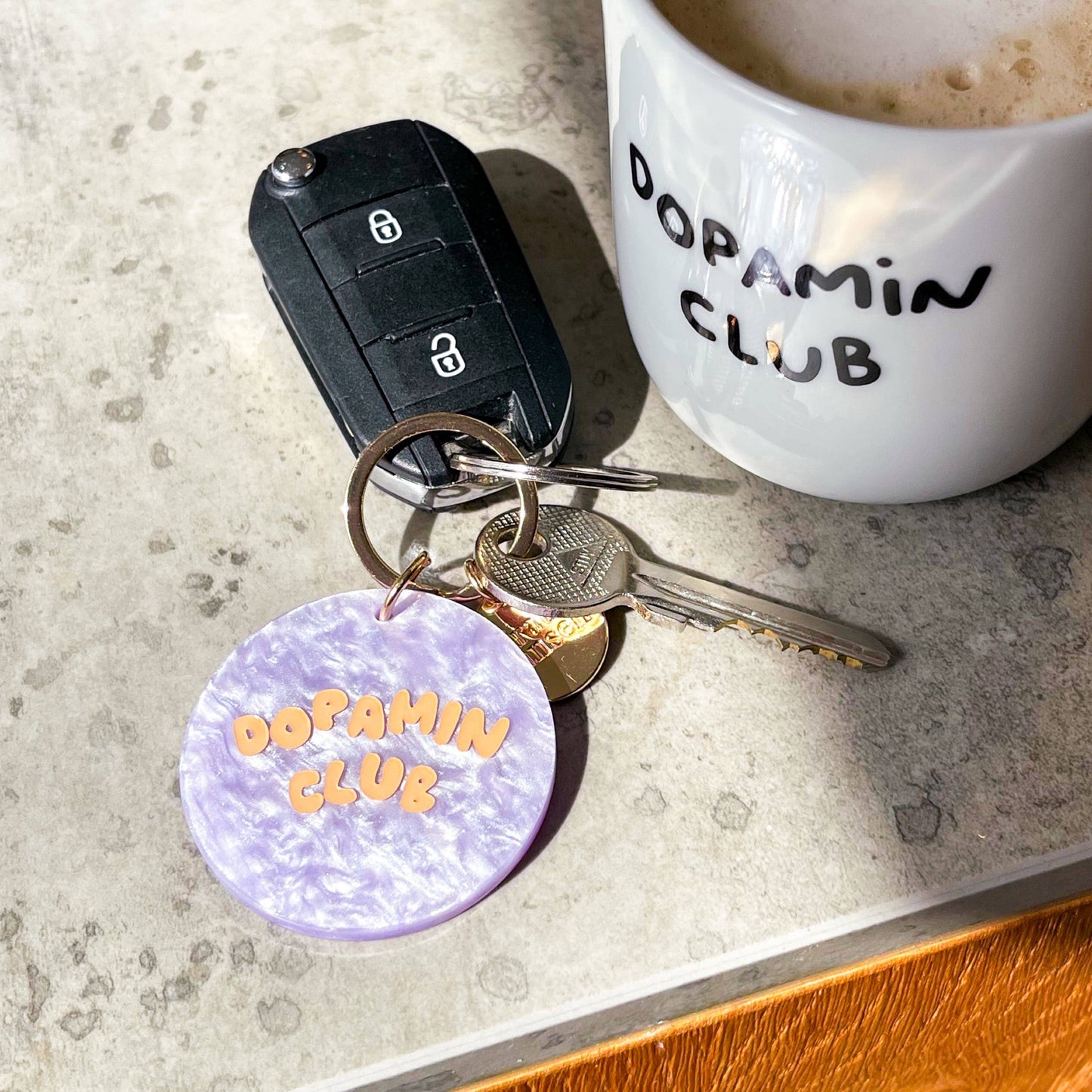 Schlüsselanhänger "Dopamin Club"