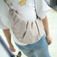 PLEAT MOON BAG small