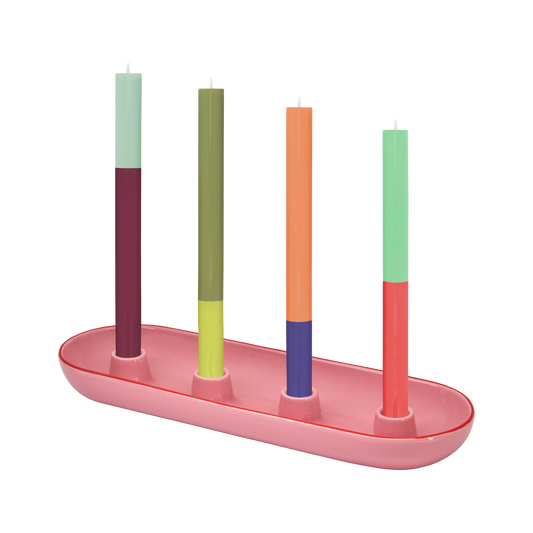 Kerzenschale LUCIA | oval, rose
