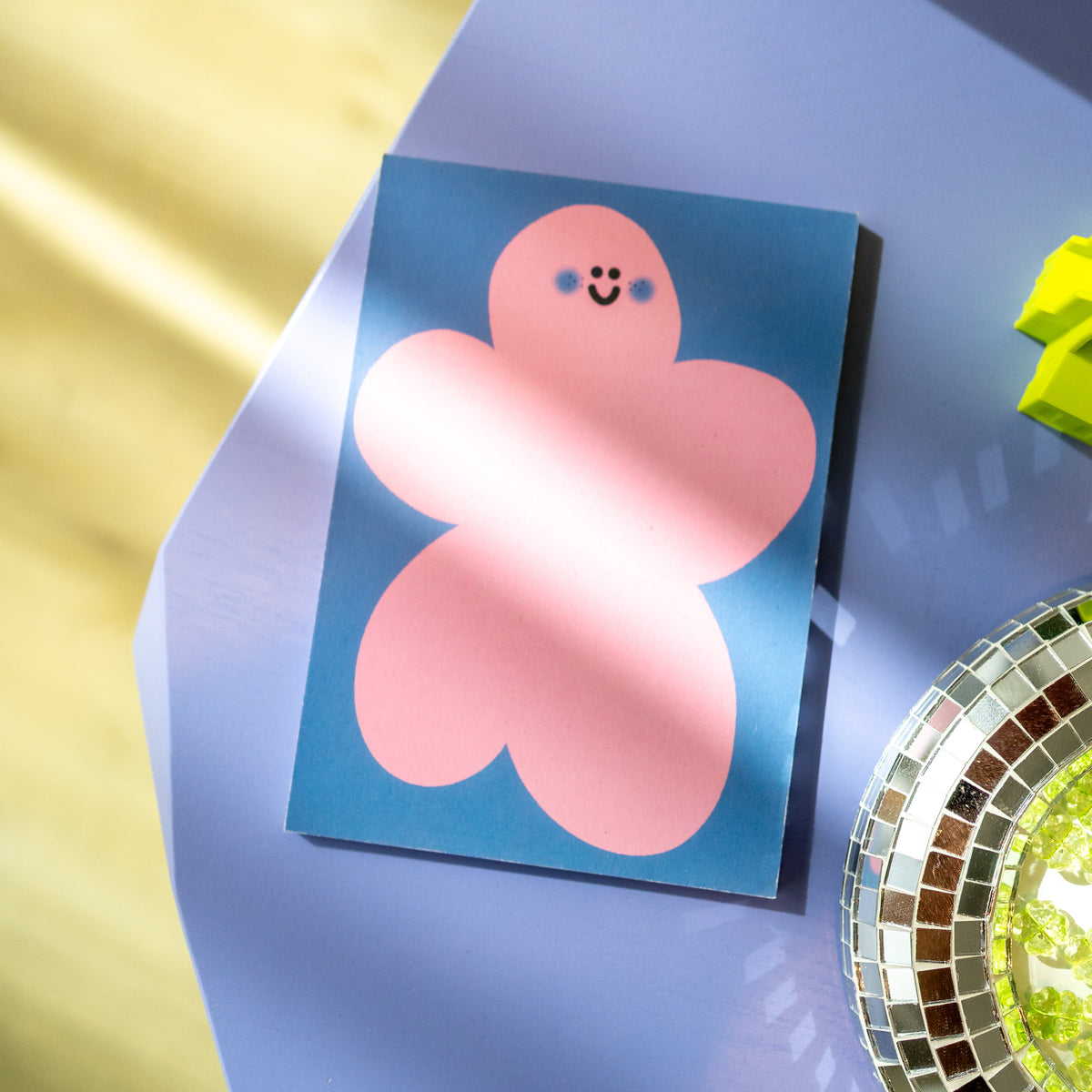 Notizblock Blume | rosablau
