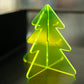 3D Acryl-Tannenbaum | Neongelb