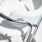 Arm Chair 32 | chrom white teddy