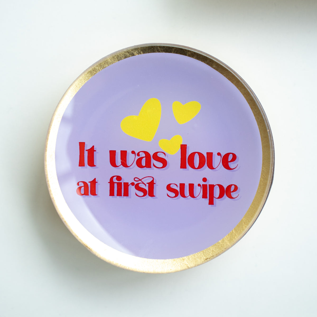 Glasteller, love plates | it was love at first swipe