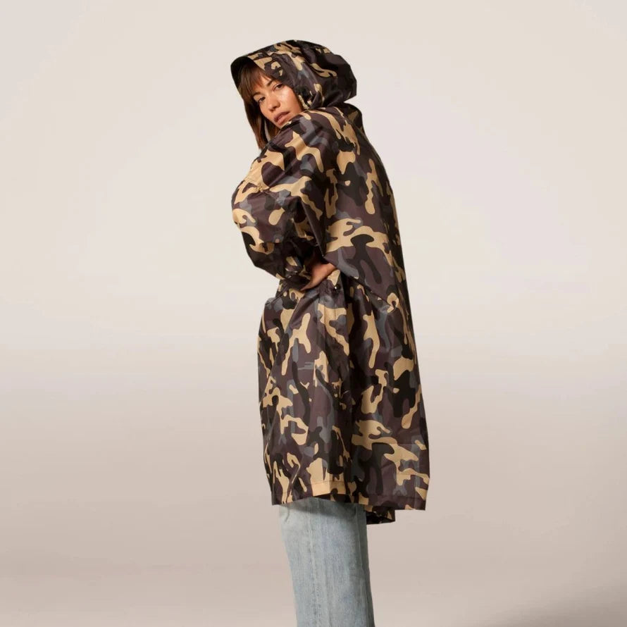 rain poncho | camouflage
