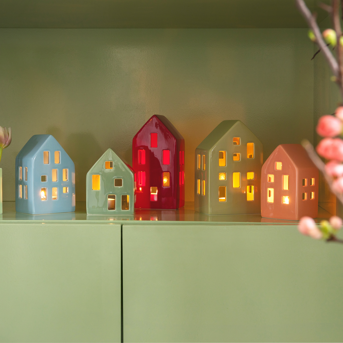 Teelichthaus NYHAVN | peach