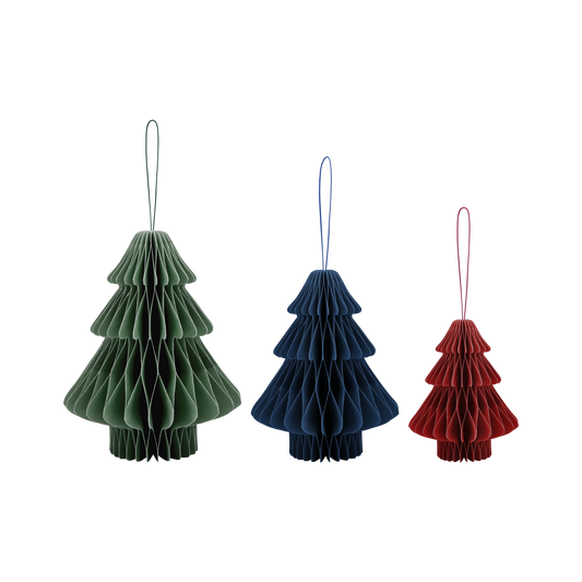 Baumschmuck | Tannenbäume, 3er-Set